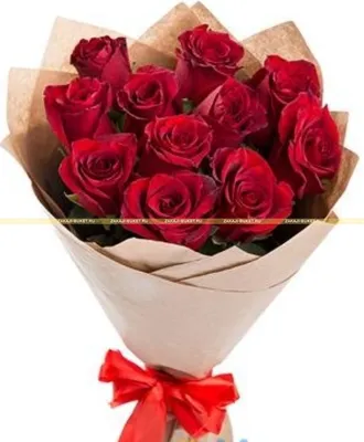 Фото букета из красных роз с возможностью скачать png
