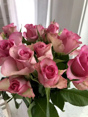 Изображение букета розовых роз для стильного дома - jpg