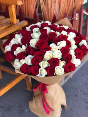Фото букета цветов 101 роза: Лучший выбор в png