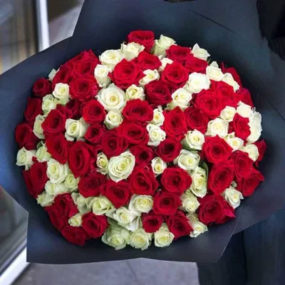 Букет цветов 101 роза: Красивое изображение роз