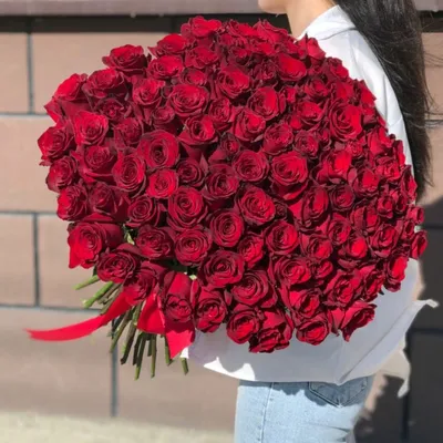 Букет цветов 101 роза: Великолепная фотография