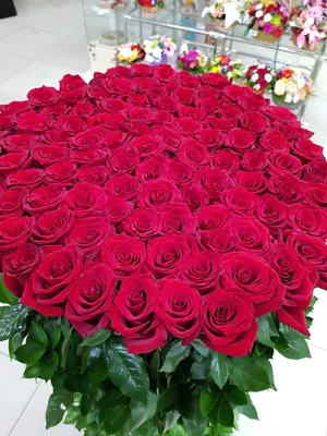 Букет цветов 101 роза: Чудесное изображение букета