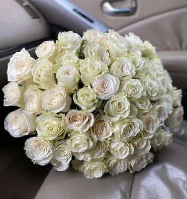 Букет цветов - фотка белых роз