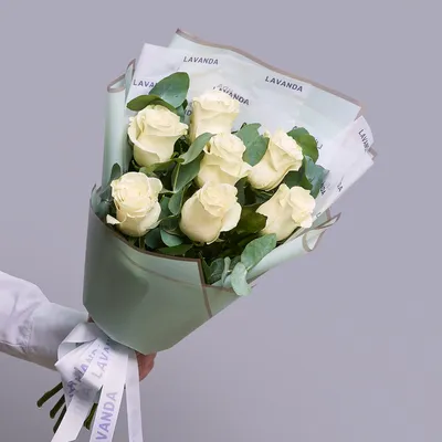 Букет белых роз - прекрасная картинка