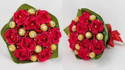 Букеты из конфет розы в формате jpg