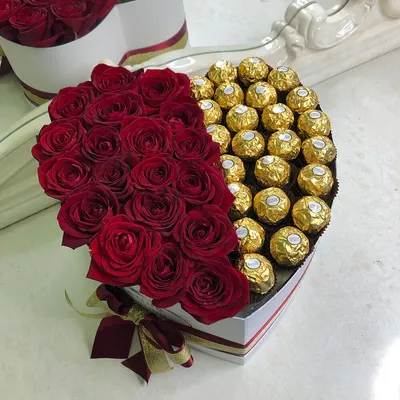 Изображение букета из конфетных роз для скачивания