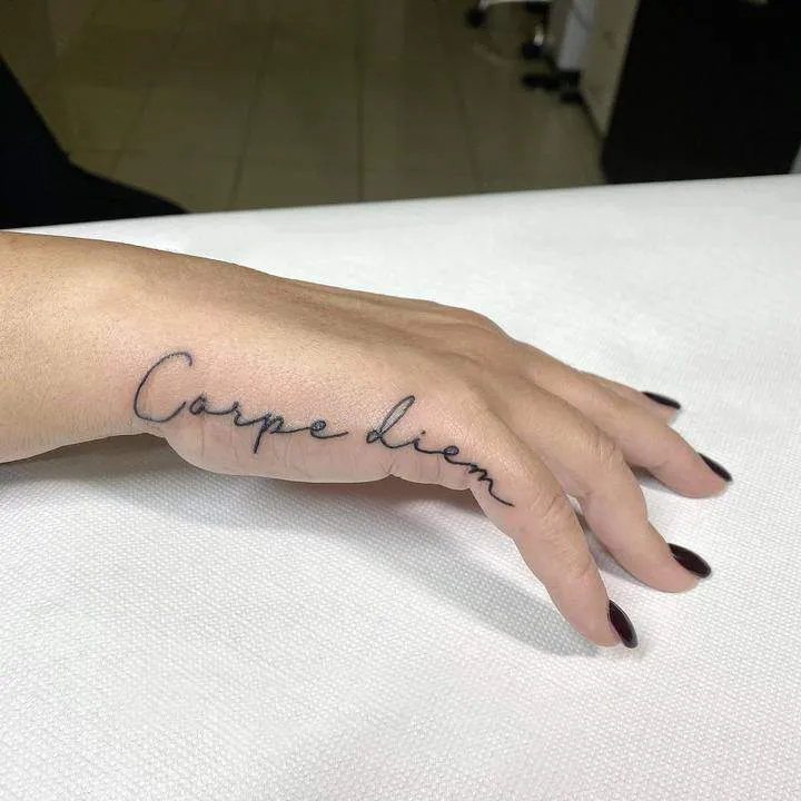 Купить Переводные тату Carpe Diem by Aksinya Tattoo | Цена руб. | Miami Tattoos