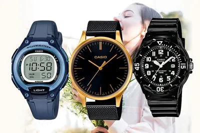 Изысканные женские часы Casio в картинках