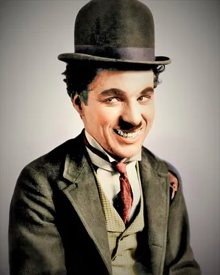 Фотография Чарльза Чаплина в высоком разрешении и формате JPG