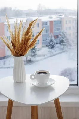 Фотография кофейного совершенства зимы: выберите размер и формат