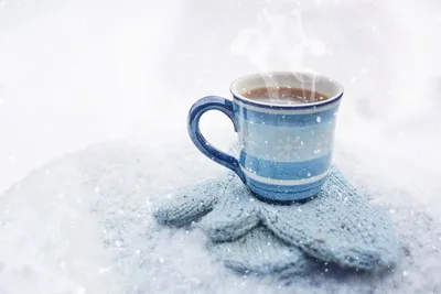 Зимний аромат в каждом пикселе: фотография Чашки кофе