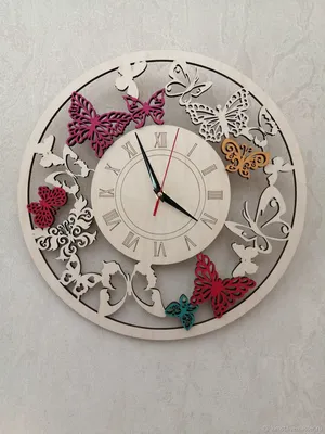 Часы бабочки  фото