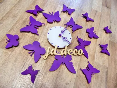Изображение Часы бабочки в JPG формате