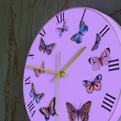 Фотография Часы бабочки в JPG