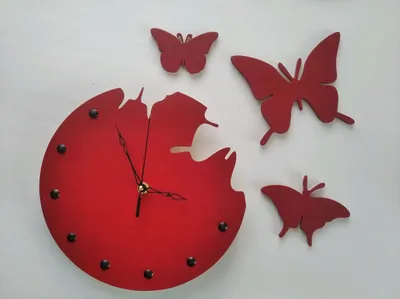 Часы бабочки в формате WebP