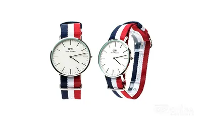 Обои на телефон с часами Daniel Wellington