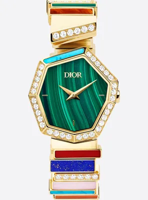 Часы Dior в арт-стиле: креативные обои на телефон.