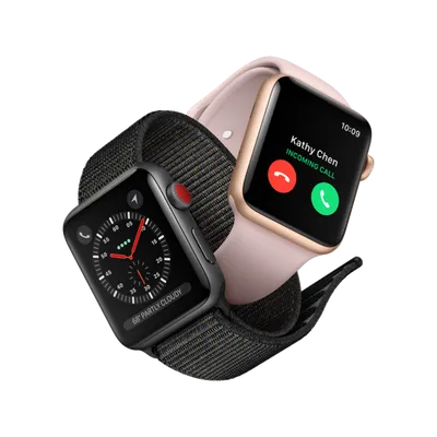 Технология на запястье: красочные снимки Apple Watch 3