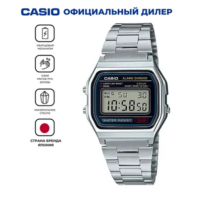 Фон с часами Casio на экран телефона