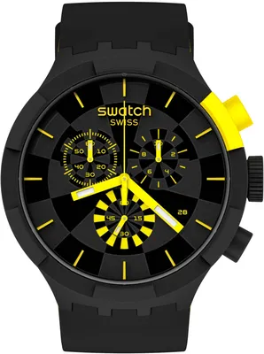 Фотография часов Swatch Swiss на айфон.