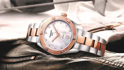 Часы Tissot женские с бриллиантами в высоком разрешении