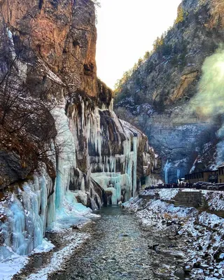 Фотка Чегемских водопадов в формате JPG