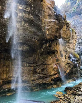 Водопады Чегема на изумительных фотографиях