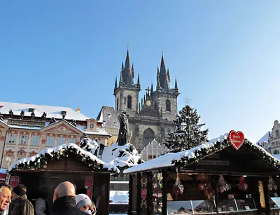 Исследуйте зимние чудеса Чехии: скачивание в разных форматах