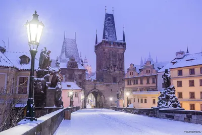 Чехия в зимнем наряде: Выберите размер изображения по своему вкусу