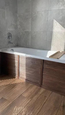 Фото Чем закрыть низ ванны: выбор материалов и дизайн в ванной комнате
