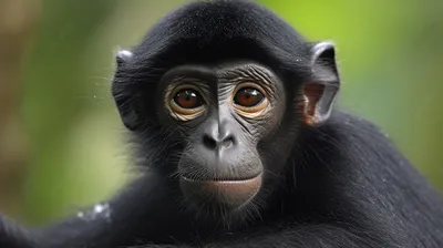 Фото Черной обезьяны в Full HD для бесплатного скачивания