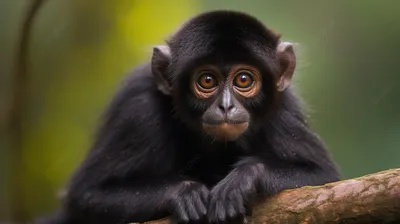 Картинки Черной обезьяны в высоком разрешении (4K)