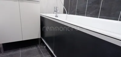 Ванная комната с черной плиткой: стиль и функциональность