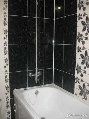 Картинка с черной плиткой в ванной в формате JPG