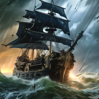Погружение в мир пиратства: захватывающее фото Черной жемчужины