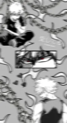 Фотка черно-белого аниме с выбором формата скачивания (JPG, PNG, WebP) и размера изображения