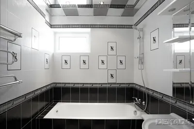 Черно-красная ванная комната: фотография уникального интерьера