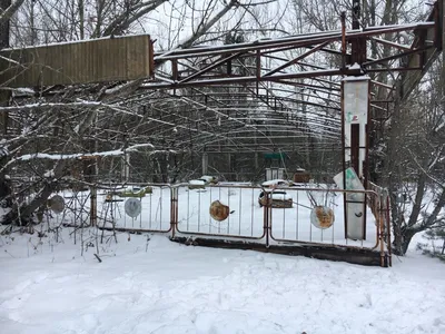 Зимние краски Чернобыля: Фото в высоком разрешении