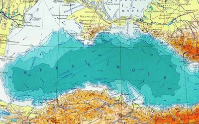 Картинка Черного моря из космоса в формате png