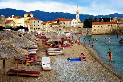 Фото Черногории Будва: пляжи - идеальное место для отдыха