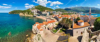 Впечатляющие пляжи Черногории на фото