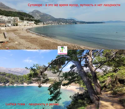 Изображения пляжей в Черногории