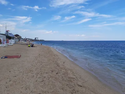 Откройте для себя красоту Черноморского пляжа на фото