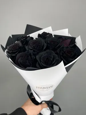 Устройтесь по удобнее и наслаждайтесь черными розами на экране