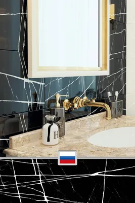 Черный кафель в ванной: впечатляющий дизайн