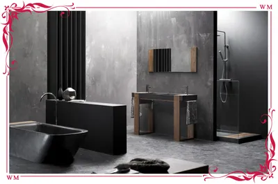 Фото черного кафеля в ванной - стиль и элегантность