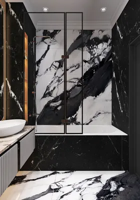 Фото черного кафеля в ванной - превратите ее в оазис роскоши