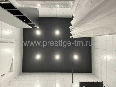 Скачать изображение черного натяжного потолка в ванной комнате - бесплатно
