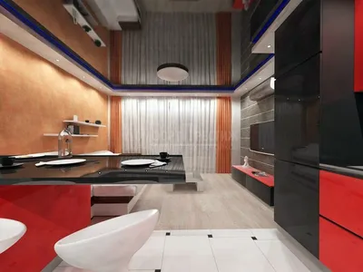 Ванная комната с черным натяжным потолком: современный и стильный интерьер