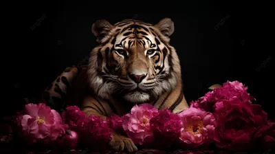 Фотография черного тигра в высоком качестве